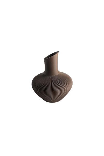 OEM Calliope 3D Printed Vase, Brown, 17cm