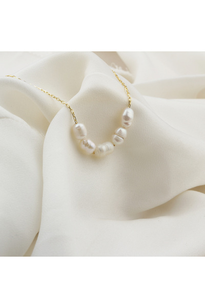 Glorria Gümüş İnci Kolye