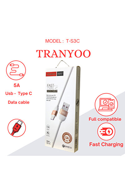 TRANYOO Fast Charging Cable - USB / Type-C
