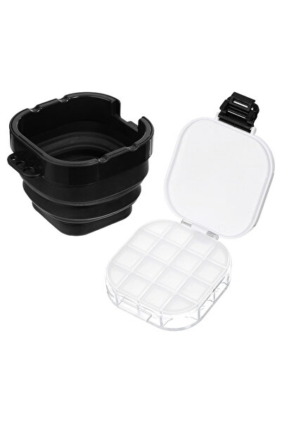 Choice Black 16 Wells Airtight Paint Palette, Palette Box with Lid Paint Save...