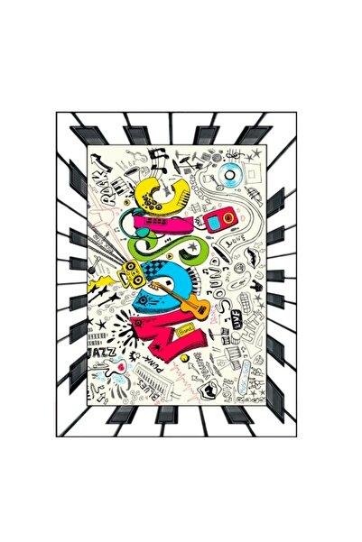 Chilai Home Anti-slip children's rug 150x200 cm Music