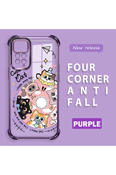 ucuc حافظة هاتف شفافة من السيليكون متوافقة مع هاتف Xiaomi Redmi Note 11 Pro 5G