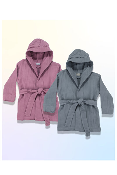 bebegen رداء حمام للأطفال الرضع من الجنسين مزدوج الطبقات