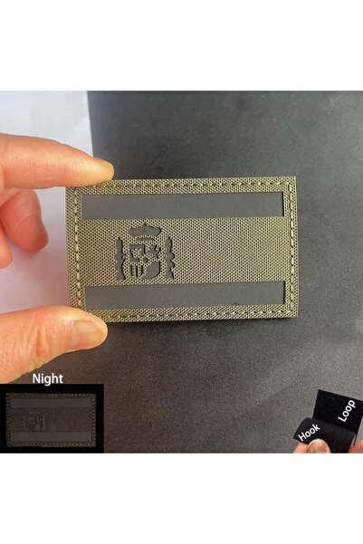 Choice30 ES 02- علم إسبانيا أخضر وأسود، شعار إسبانيا، رقعة قماشية مطرزة، رقعة...