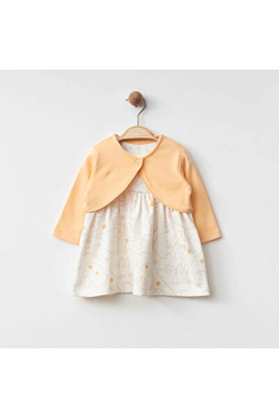 blumi kids Organic Dress & Cardigan Set – Salmon