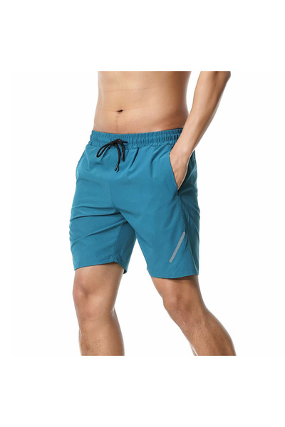 Choice شورت رياضي رجالي أخضر مقاس L (وزن 65-75 كجم) مناسب للجري والتمارين الرياضية.