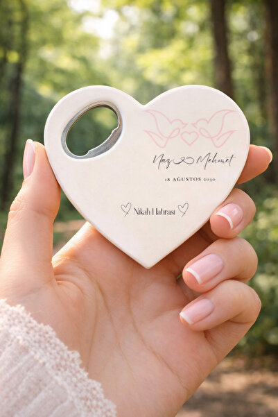 Caldium Store Düğün Nişan Söz Açaçak Detaylı Kişiye Özel Magnet 25 Adet