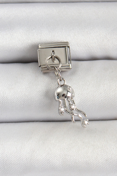 Mustran 316L فضي اللون من الفولاذ على شكل قنديل البحر