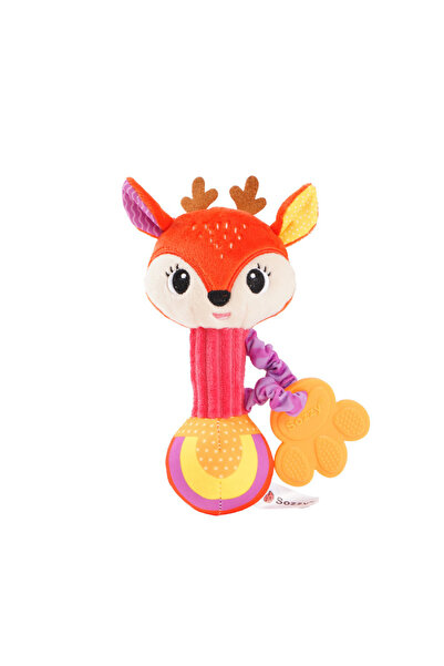 Choice Deer 1066 Baby Rattles Soft Stuffed Animal Rattle Hand Grip Baby Toys Shaker Crinkle Squeaky Sensory
