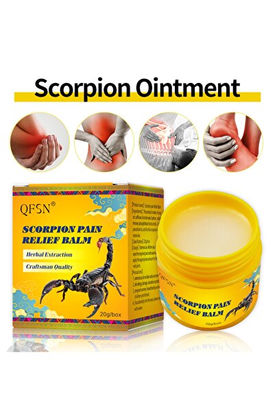 sanitayakı Crema Analgezică Scorpion Venom 20g – de Genunchi și Mușchi