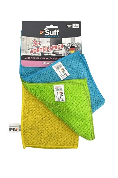 Suff Mikrofiber 3'Lü Temizlik Bezi