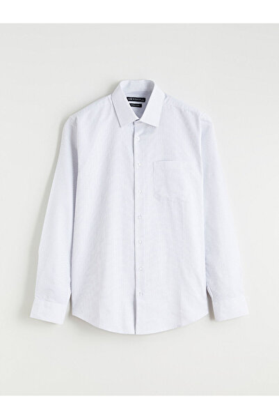 LC Waikiki MG TRENDEN ΕΚΠΛΗΚΤΙΚΕΣ ΠΡΟΣΦΟΡΕΣ Λευκό Ανδρικό Πουκάμισο Καρό Γαμπ...