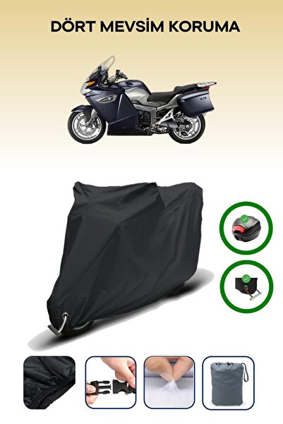 Breen حقيبة خلفية سوداء وقماش متوافق مع محرك BMW K 1300 GT