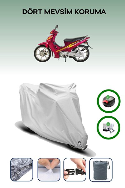 Breen حقيبة خلفية رمادية اللون وقماش محرك متوافق مع قفل Kanuni Elite 100