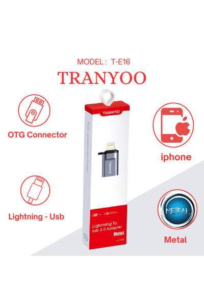 TRANYOO محول نقل البيانات OTG لأجهزة iPhone