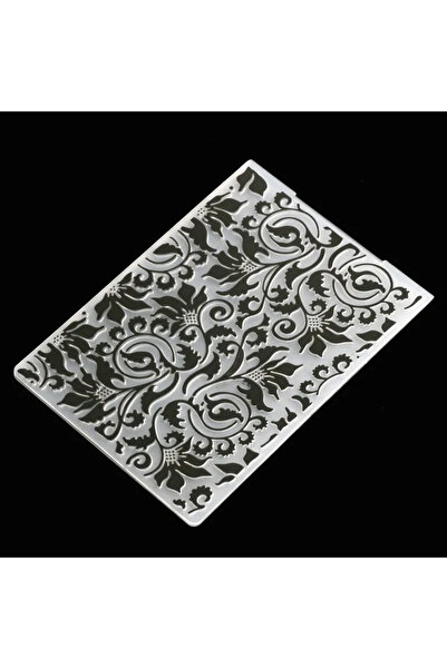 Choice18 مجلد نقش بلاستيكي على شكل قلب وزهرة وأوراق دانتيل لتزيين ألبومات قصا...