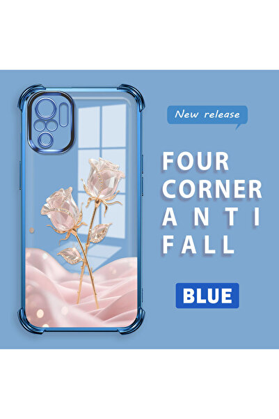 ucuc حافظة حماية من السيليكون الشفاف باللون الوردي الرومانسي المتوافقة مع Xia...