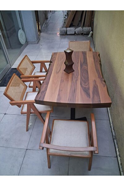 Bengi Ankara Mobilya Masa Kütük 90545 V Ayak Açılır Ahşap Boyalı Adet Sandaly...