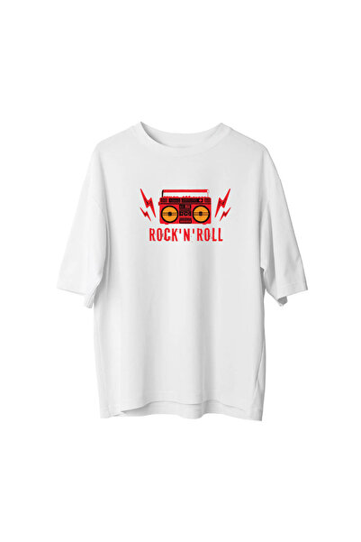 CANDLEMASTORE Rock'N Roll - Oversized T-Shirt