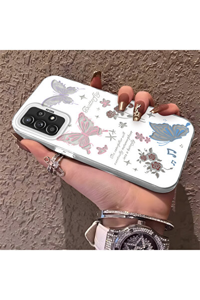 Hontinga حافظة هاتف متوافقة مع هاتف سامسونج جالاكسي A52، حافظة على شكل فراشة ...