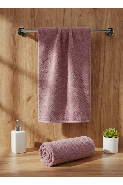 LADYNİL 2 bucăți prosop bumbac 100% Micro Cotton |   50x90 Prosop pentru mâini și față, prosop pentru păr |   Absorbție ridicată, cadou, lux