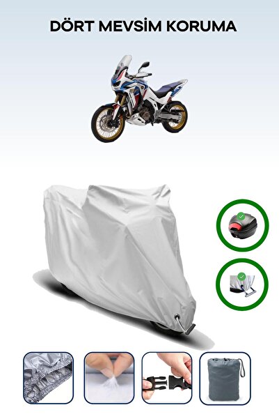 Breen Gray Tail Bag and Lock Compatible Honda Crf1100L Africa Twin Dct Compat...