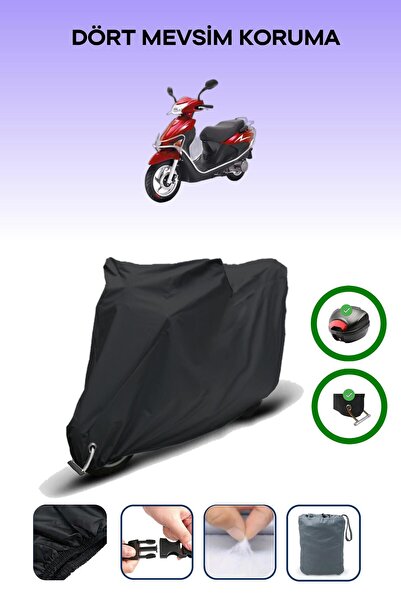 Breen حقيبة خلفية سوداء وقفل متوافقان مع قماش المحرك المتوافق مع كوبيا ماتريكس 150