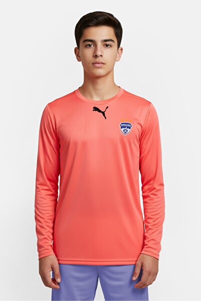 Puma Kids Boy Sportswear Fit Long Sleeve Goalkeeper Football T-Shirt, Sunblaze