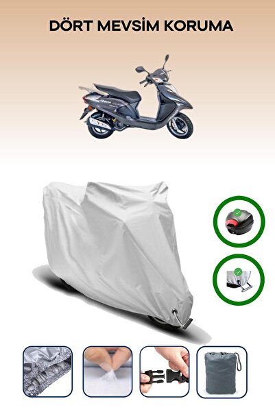 Breen حقيبة خلفية رمادية اللون ومتوافقة مع قماش المحرك المتوافق مع Falcon Dolphin 100