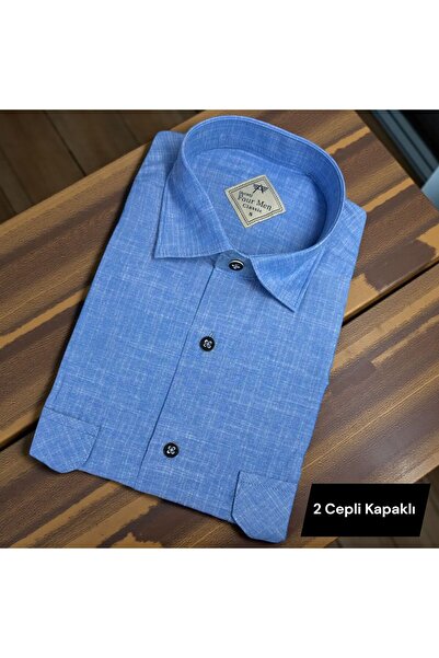 Elines butiq Klasik model erkek gömlek (regular kalıp)