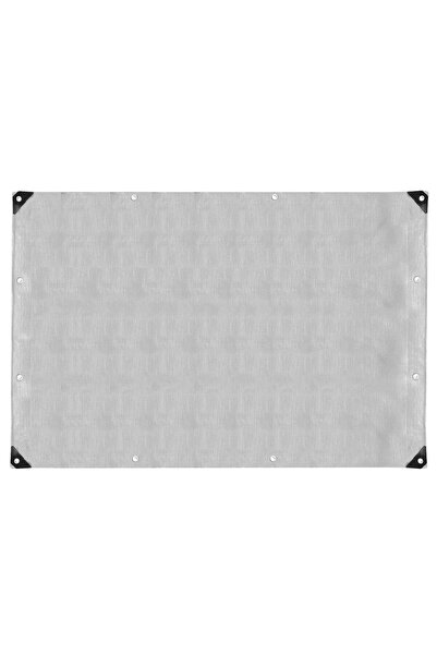 SERSIMO Laminated waterproof polyethylene tarpaulin, 160g/m2, 6x8 m, gray