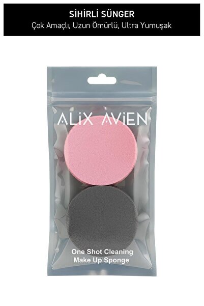 Alix Avien Çok Amaçlı Ultra Yumuşak 10'Lu Makyaj Güngeri - One Shot Cleaning Makeup Sponge 10 PCS