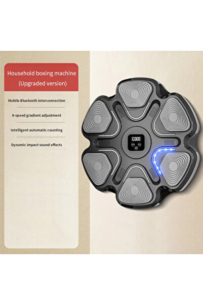 Choice No gloves B New Smart Music Boxing Machine Adult/Children Sports Fitness Boxing Trainer Home Exercis