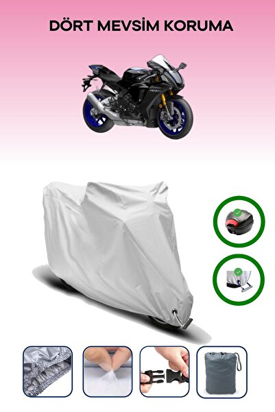 Breen Gray Tail Bag and Lock Compatible Yamaha Yzf R1M Compatible Motorcycle ...