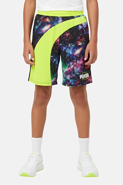 Puma Kids Boy Sportswear Fit Basketball Shorts, Multicolor