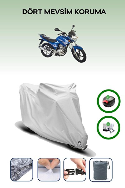 Breen Gray Rear Bag and Lock Compatible Kuba Ruha 125 Compatible Motorcycle C...