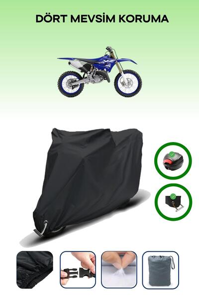 Breen Black Rear Bag and Lock Compatible Yamaha Yz 125 Compatible Motorbike T...