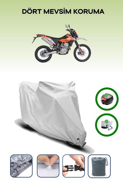 Breen Gray Rear Bag and Lock Compatible Mondial X-Treme Enduro Compatible Mot...