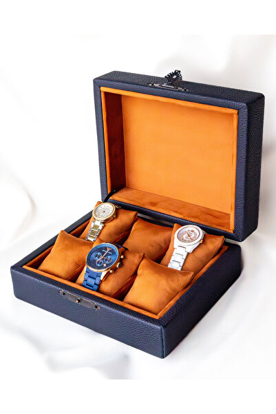 Shansora Design 6 Watch Box, Faux Leather Covered, Custom Made, Handmade, Acc...