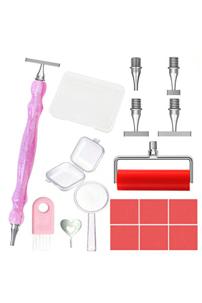 Choice4 مجموعة أقلام حبر سائل وردية اللون، تتضمن قلمًا واحدًا من الراتنج و4 ر...