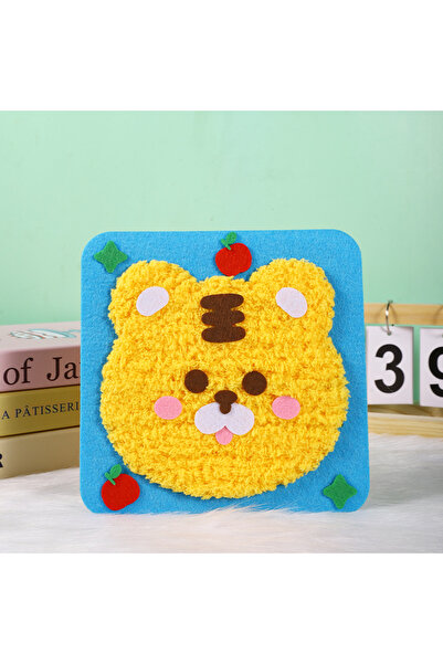 Choice Tiger 1 set First Sewing Kit for Beginner Kids Arts Crafts DIY Embroidery Projects Animal Dolls Set