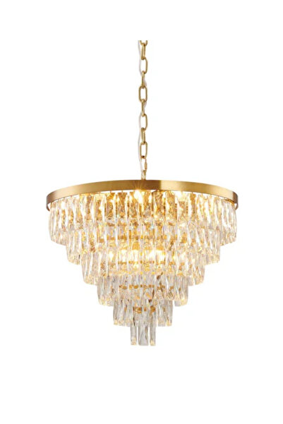 RONİSU AYDINLATMA Bendigo Kristal Taşlı Avize RA-AVZ- 3906-27-54