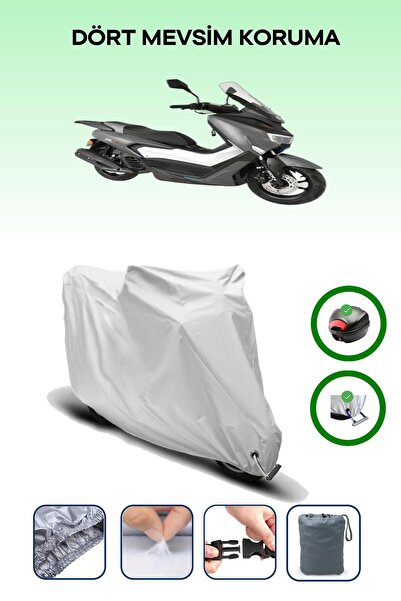 Breen حقيبة خلفية رمادية اللون ومتوافقة مع قماش المحرك المتوافق مع Arora ZRX 200