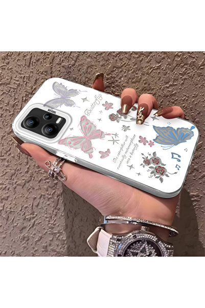 Hontinga حافظة هاتف متوافقة مع هاتف Xiaomi Redmi Note 12 5G، حافظة على شكل فر...