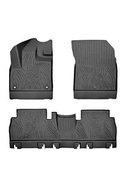 Rizline Premium Fiat Doblo 2023 Sonrası Havuzlu Paspas | Katlanabilir Ön Yolc...