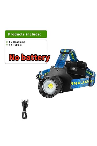 Choice مصباح أمامي LED فائق السطوع بقوة 1200 واط، مقاوم للماء بمعيار IPX6، بد...