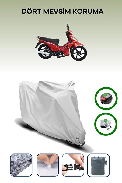 Breen حقيبة خلفية رمادية وقماش محرك متوافق مع قفل Kuba Ege 100