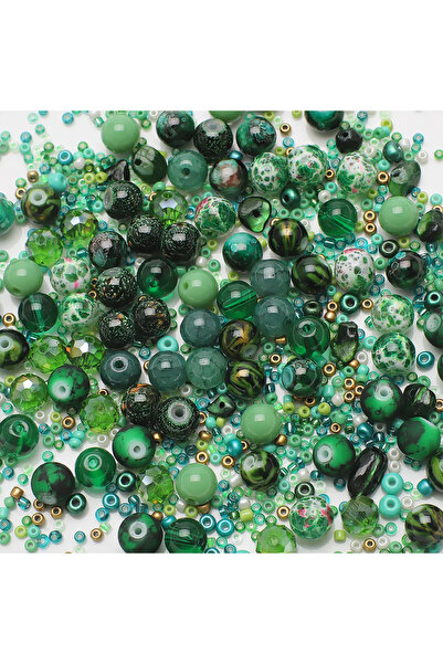 Choice5 02 green 45g Green Crystal Glass Round Beads Seedbeads DIY Making Bra...