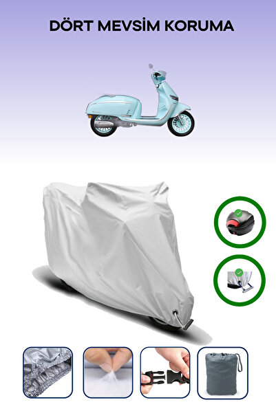 Breen حقيبة خلفية رمادية اللون ومتوافقة مع قماش المحرك المتوافق مع Yuki Mojito 50