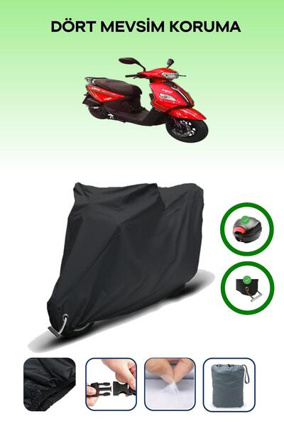 Breen Black Rear Bag and Lock Compatible King Motor Kr-44 Loyal 50 Compatible...